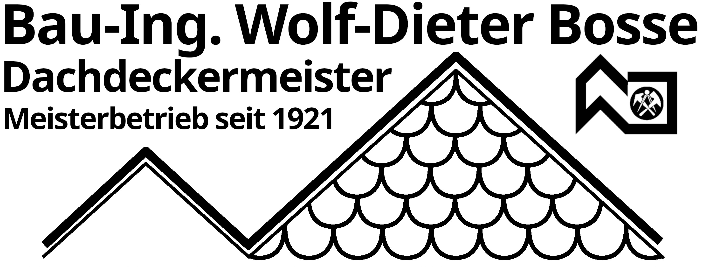 Bau-Ing. Wolf-Dieter Bosse Dachdeckermeister Logo